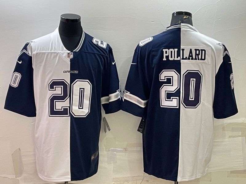 Men Dallas Cowboys #20 Pollard blue white 2022 Nike Limited Vapor Untouchable NFL Jersey->dallas cowboys->NFL Jersey
